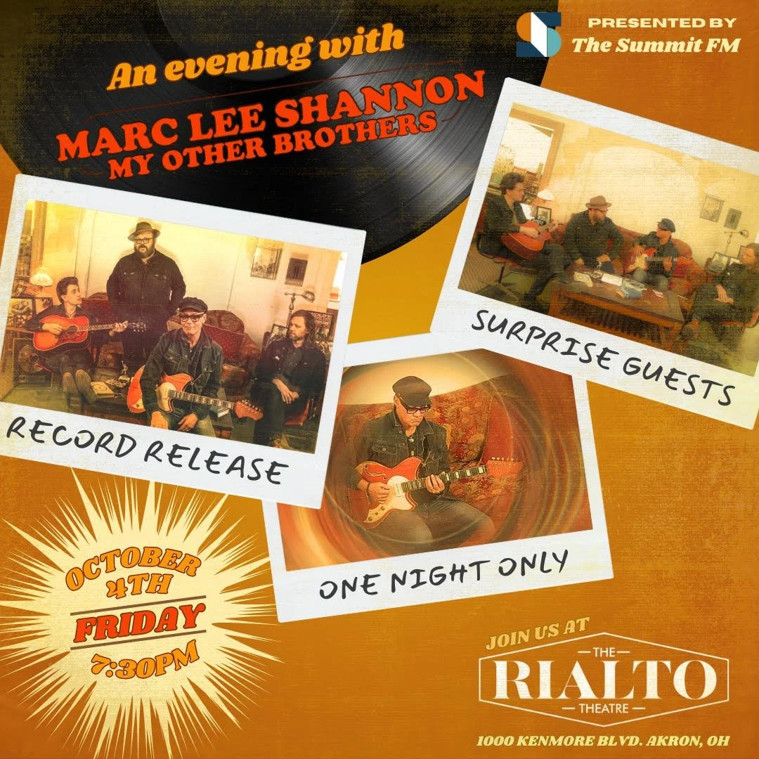 ALBUM RELEASE! AN EVENING WITH MARC LEE SHANNON & MY OTHER